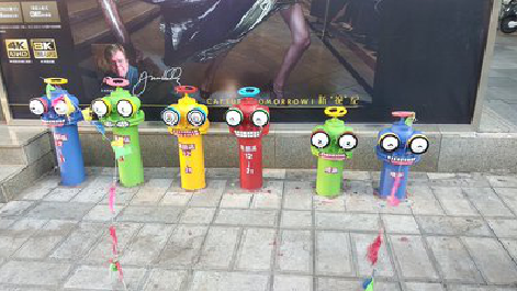 金寨商业区彩绘