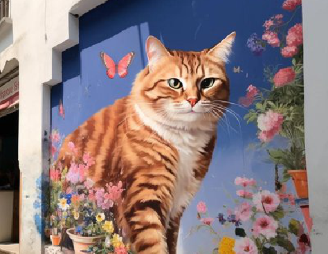 金寨自己绘制有个性的手绘墙