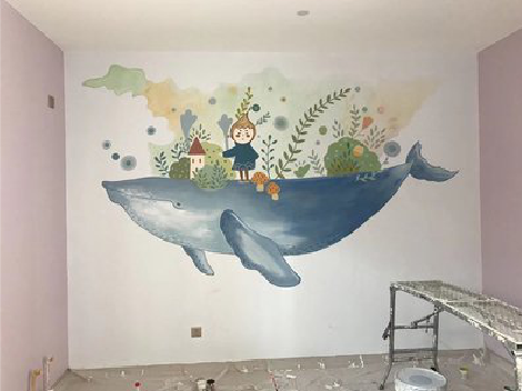 金寨手绘墙的特点及优势。